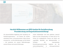 Tablet Screenshot of ispo-institut.de